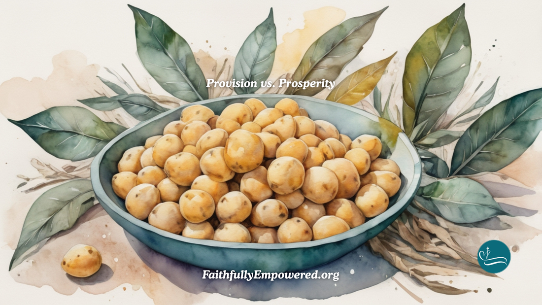 Podcast Episode 11: Provision vs Prosperity, Trusting God's 'Just Enough' | Show Notes